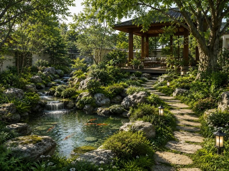 Phong cách cảnh quan xanh tự nhiên